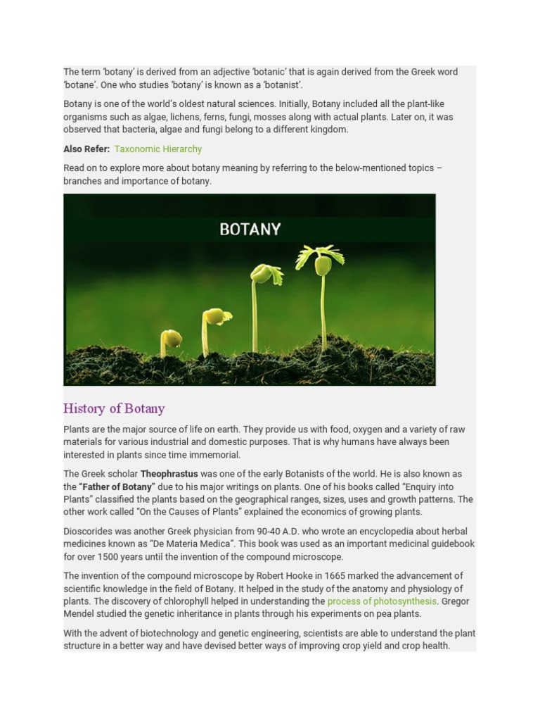 Botany PDF