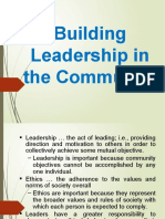 Building Leadership in The Community