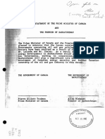 Letter of Understanding Between The Government of Canada and The Government of Saskatchewan Relating To Energy Pricing and Taxation