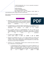 Resumen Mio 2 - Requisitos - Presupuestos de La Resp Civil