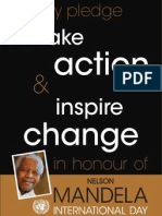 Mandela Day Pledge Card