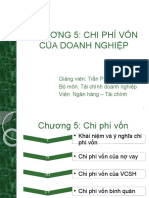 Chương 5 - Chi Phí Vốn Của Doanh Nghiệp