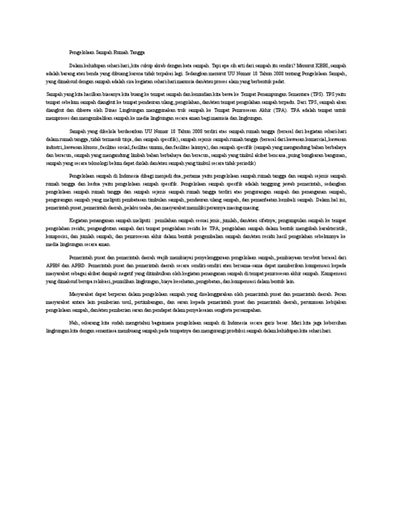Sidamukti dan Penyuluhan tentang Pengelolaan Sampah Rumah Tangga untuk Lingkungan yang Bersih