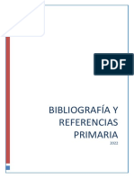 Bibliografía y Referencias de Temas Primaria