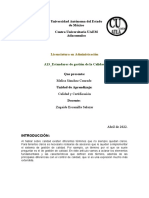 A13 - Estandares de Gestión de La Calidad