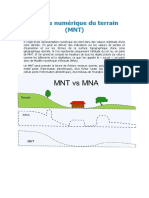 Modèle Numérique Du Terrain (MNT) : Définition