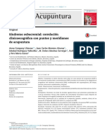 Síndrome Subacromial Correlación Clinicoecográfica Con Puntos y Meridianos