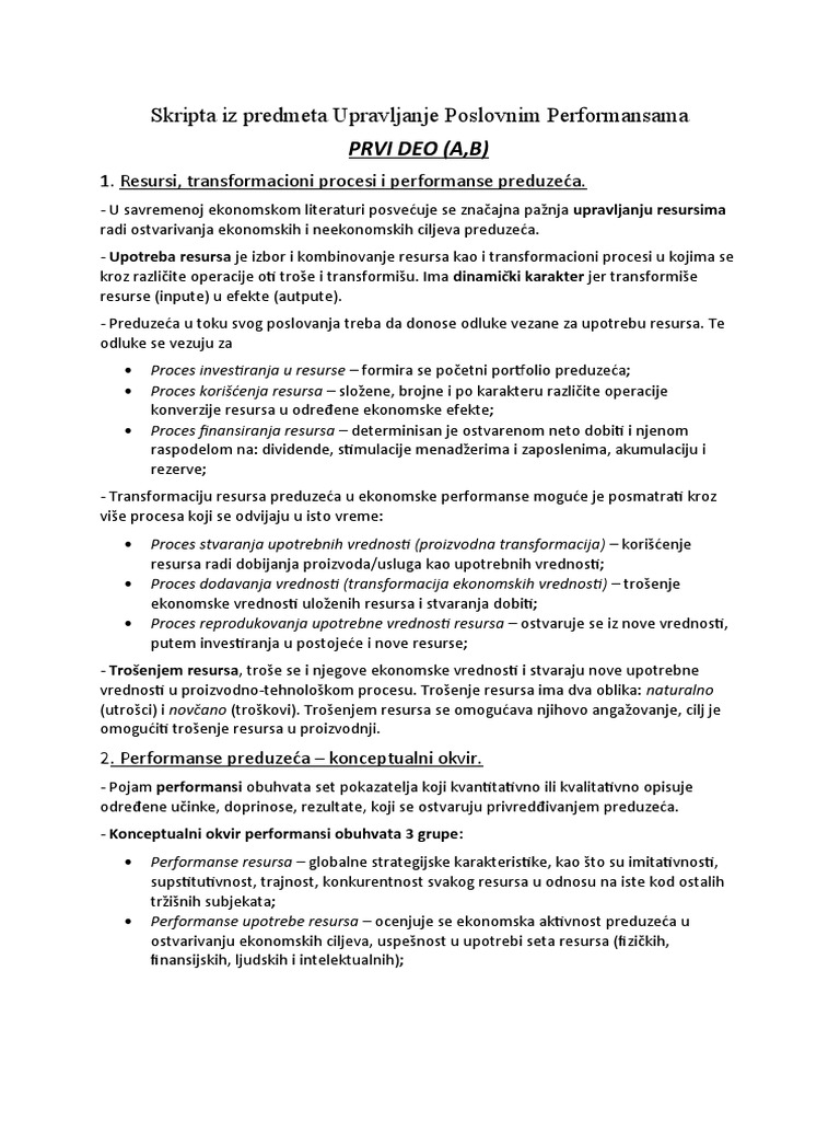 Skripta Iz Upp A Prvi Deo Pdf