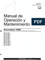 Manual de Operacion CAT 320 D 2