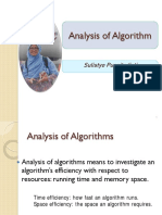 Analysis of Algorithms Time Complexity