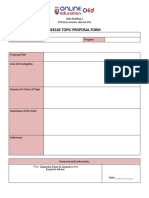 GE6102 - Topic Proposal Sheet