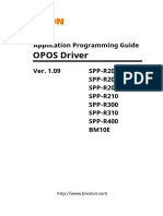 Manual OPOS Driver MSR English V1.09