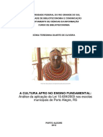 A Cultura Afro No Ensino Fundamental:: Análise Da Aplicação Da Lei 10.639/2003 Nas Escolas Municipais de Porto Alegre, RS