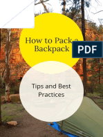 Packing A Backpack Resource