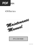 Toshiba Satellite 430CDS and 430CDT - Maintenance Manumal