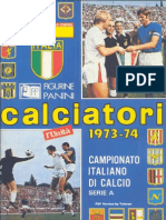 Edizioni.Panini.-.Campionato.1973.1974.-