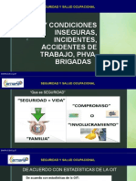 Actos y Condiciones Inseguras, Incidentes y Accidentes, Repuesta A Emergencia, Phva