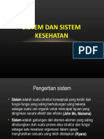 Sistem Dan Sistem Kesehatan