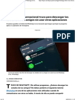 WhatsApp y El Sensacional Truco para Descargar Los ESTADOS de Tus Amigos Sin Usar Otras Aplicaciones