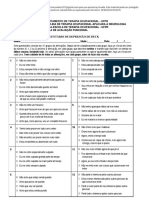 Inventário de Depressão de Beck - Escala de Avaliação Funcional