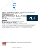 Combining Alternative Perspectives Internal Trayectories Versus External Influences As Explanations of Latin American Politics in The 1940s