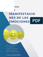 Las manifestaciones de las emociones