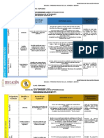 5to Grado. Del 29 de Agosto Al 2 de Septiembre