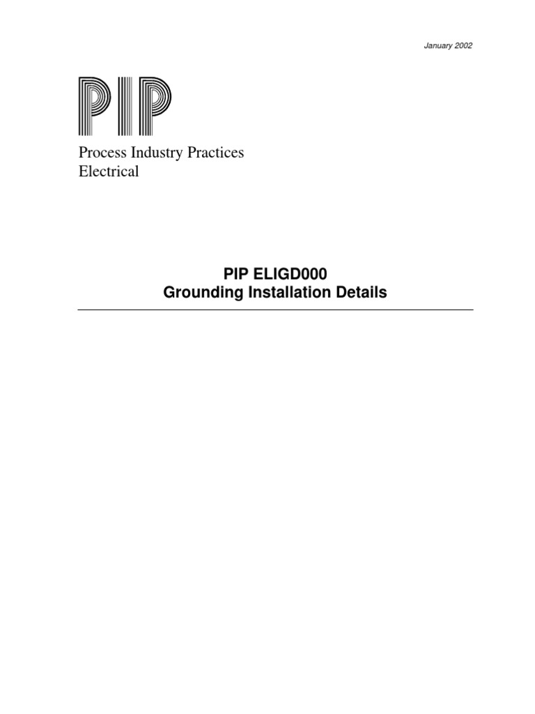 Grounding Installation Details Pdf Business