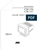 CM-336/337 Color Video Monitor Service Manual