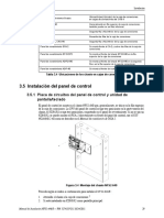 3.5 Instalación Del Panel de Control