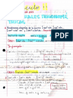 INTEGRALES TRIGONOMÉTRICAS