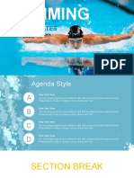 Plantilla Powerpoint de Natacion