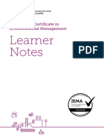 IEMA Foundation Certificate Learner Notes 2021