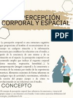 Percepción Corporal y Espacial