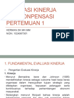 Evaluasi Kinerja Dan Konpensasi Pertemuan 1