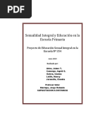 Sexualidad Integral y Educación en La Escuela Primaria