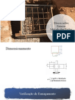 Dimensionamento de blocos sobre estacas