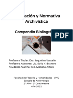 Compendio 2022 - Legislación y Normativa Archivística