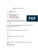 Answer Key (Quiz-5)