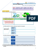 ACTIVIDAD CIENCIA Y TECNOLOGIA   VIERNES    12  AGOSTO