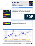 Stock Research Report For MA As of 7/8/11 - Chaikin Power Tools