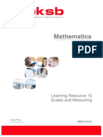 LR 15 Mathematics E3 Scales and Measuring