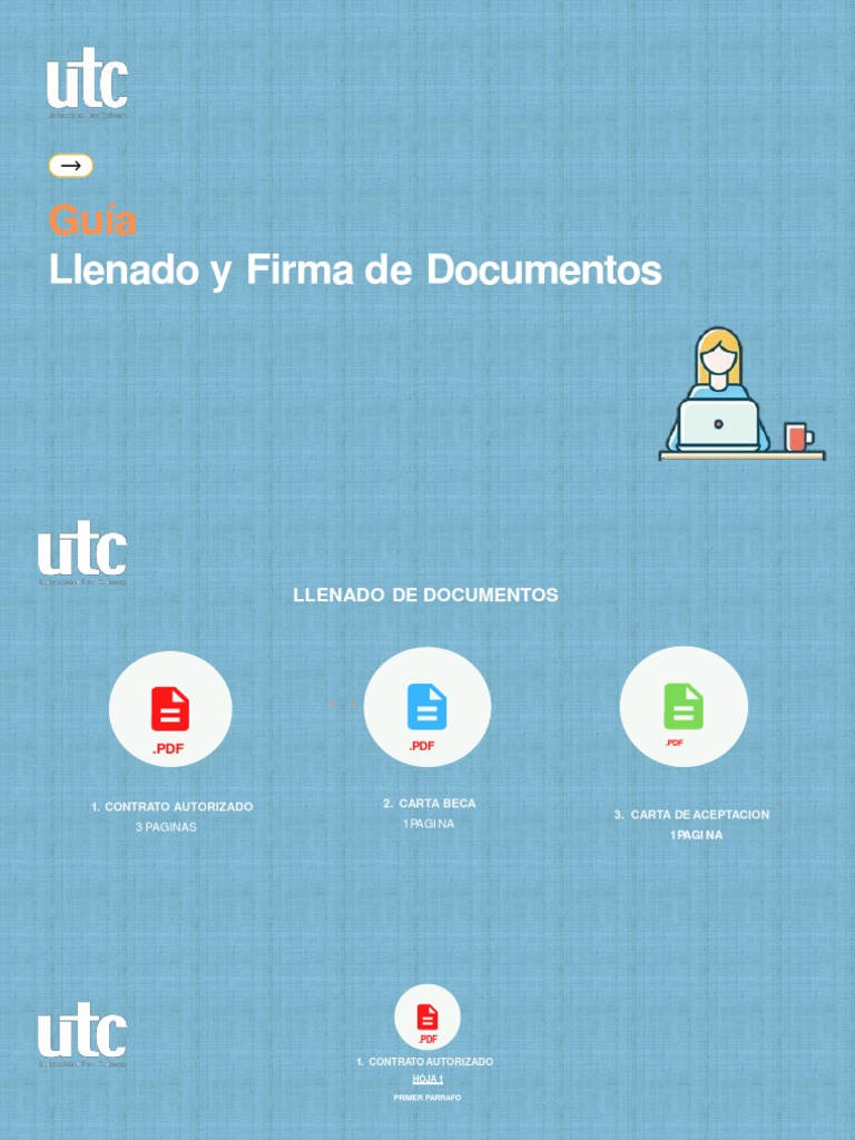 (GUIA) Llenado y Firma de Documentos | PDF