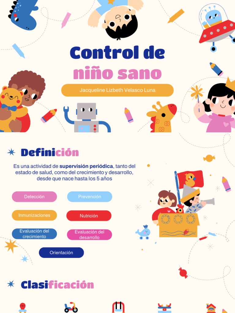 Control niño sano | PDF | Obesidad | Amamantamiento