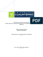 4.1 Escrito - Componente de La Evaluación de Las Necesidades