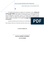 Formato de Carta de Recomendación Personal-1