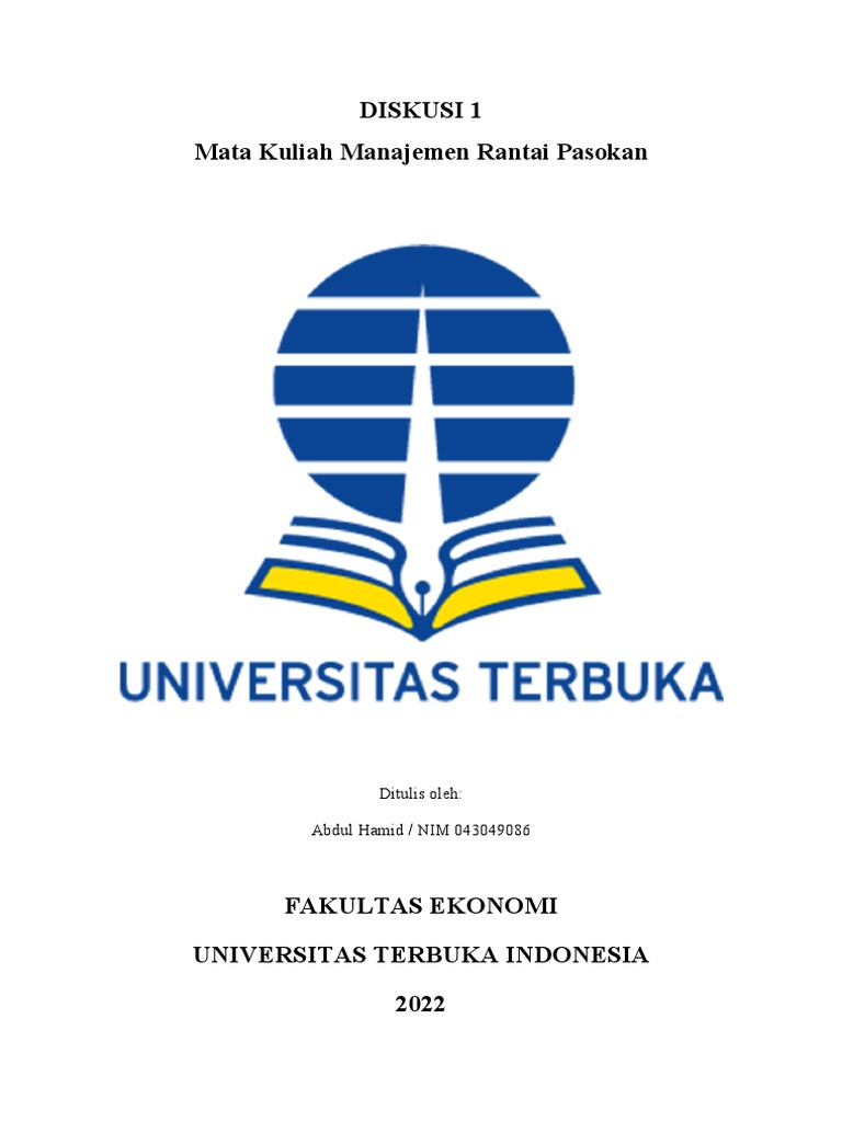 Diskusi 1 manajemen rantai pasokan pdf
