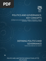 Lesson 1 - Defining Politics and Governance