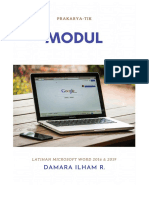 Modul Latiihan Ms Word 2016