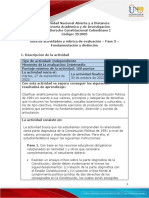 Guía de Actividades y Rúbrica de Evaluación - Unidad 1 - Fase 3 - Fundamentación y Distinción